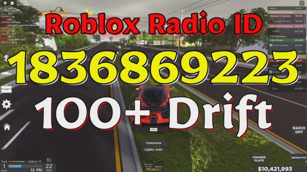 Drift Roblox Radio Codes/IDs - Roblox Music Codes